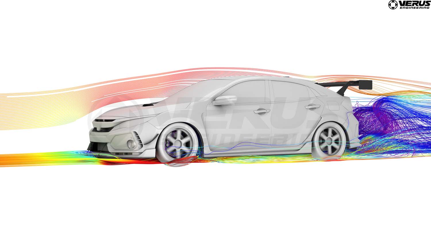 Side Splitter Kit for 2017-2021 FK8 Honda Civic Type R