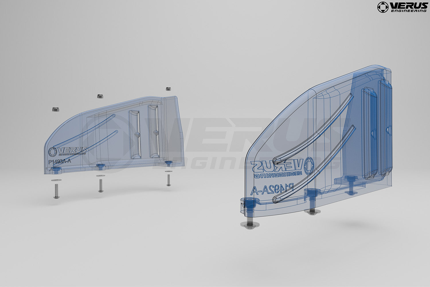Front Splitter Endplates- BMW E9X M3