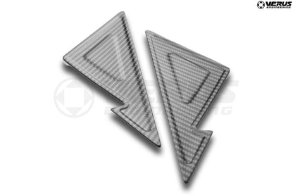 Anti-Buffering Wind Deflectors, Carbon Fiber - G87 BMW M2