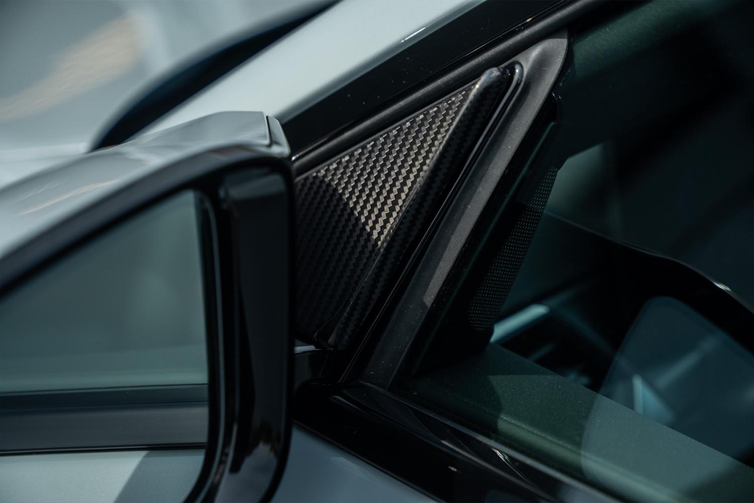 Anti-Buffering Wind Deflectors, Carbon Fiber - G87 BMW M2