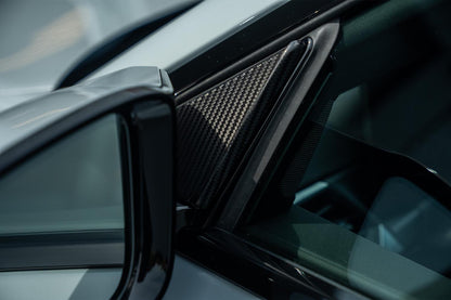 Anti-Buffering Wind Deflectors, Carbon Fiber - G87 BMW M2