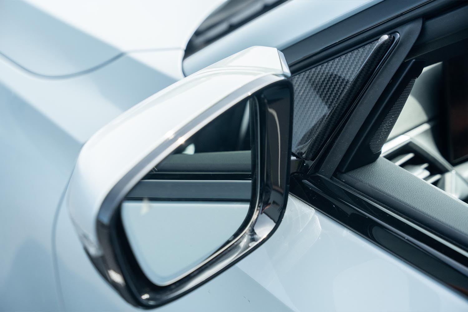 Anti-Buffering Wind Deflectors, Carbon Fiber - G87 BMW M2