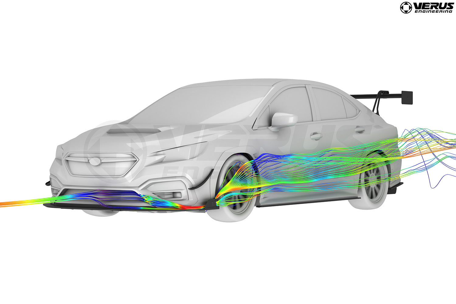 Front Splitter Endplate Kit - Subaru WRX VB