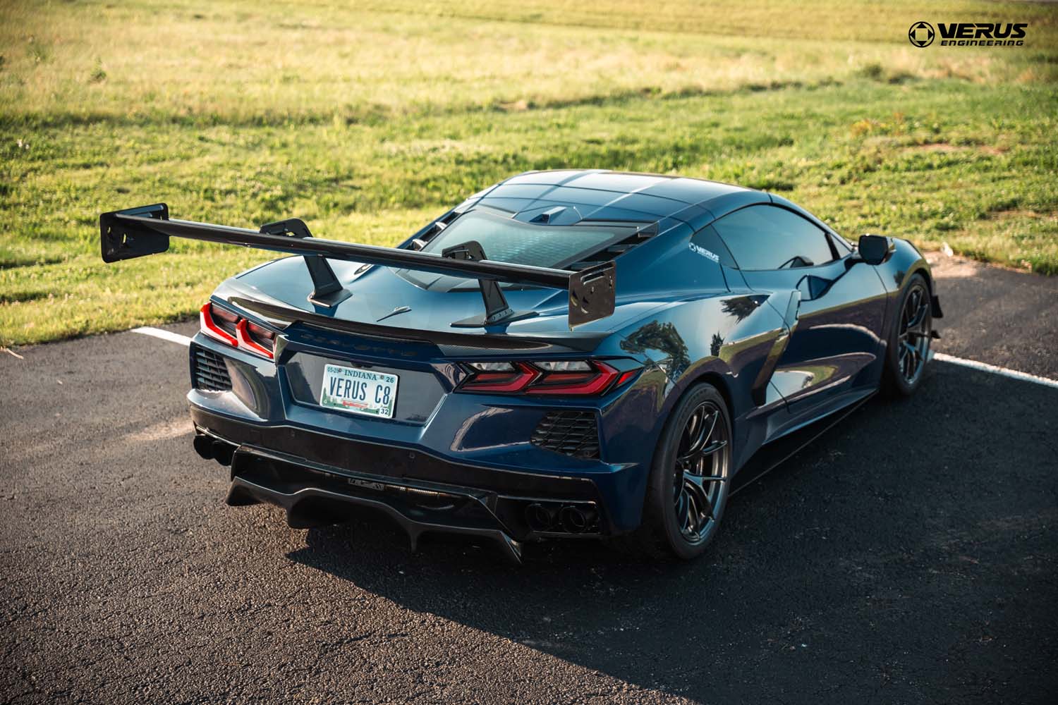 V1X Swan Neck Rear Wing Kit- Corvette Stingray (C8)