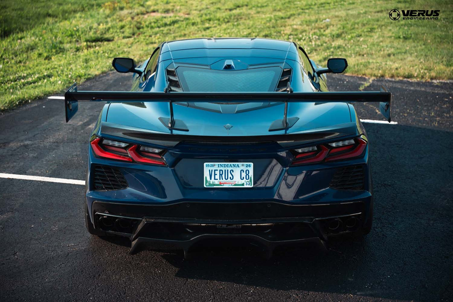 V1X Swan Neck Rear Wing Kit- Corvette Stingray (C8)