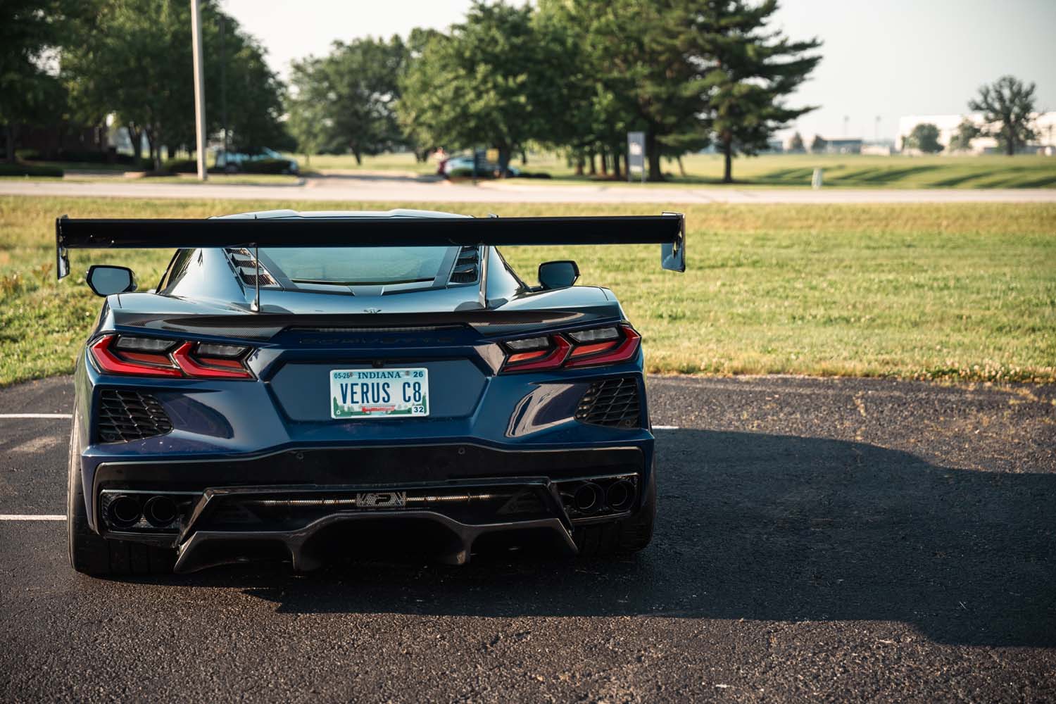 V1X Swan Neck Rear Wing Kit- Corvette Stingray (C8)