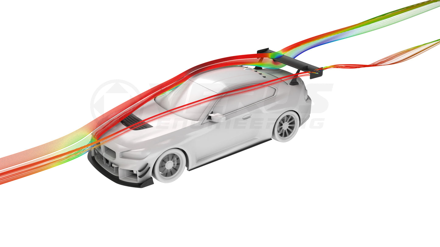 V1X Swan Neck Rear Wing Kit - G87 BMW M2