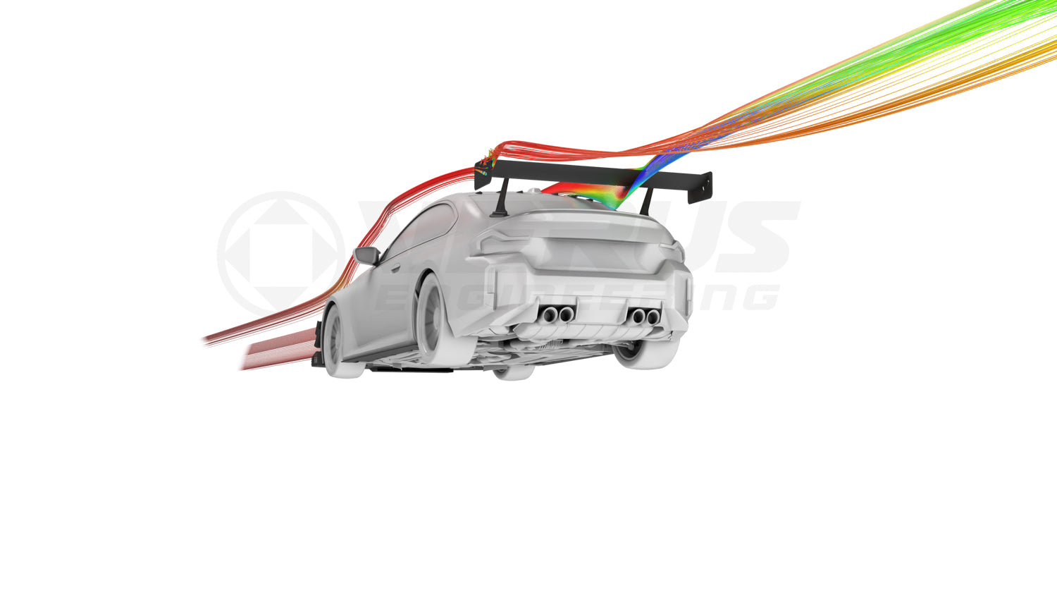 V1X Swan Neck Rear Wing Kit - G87 BMW M2
