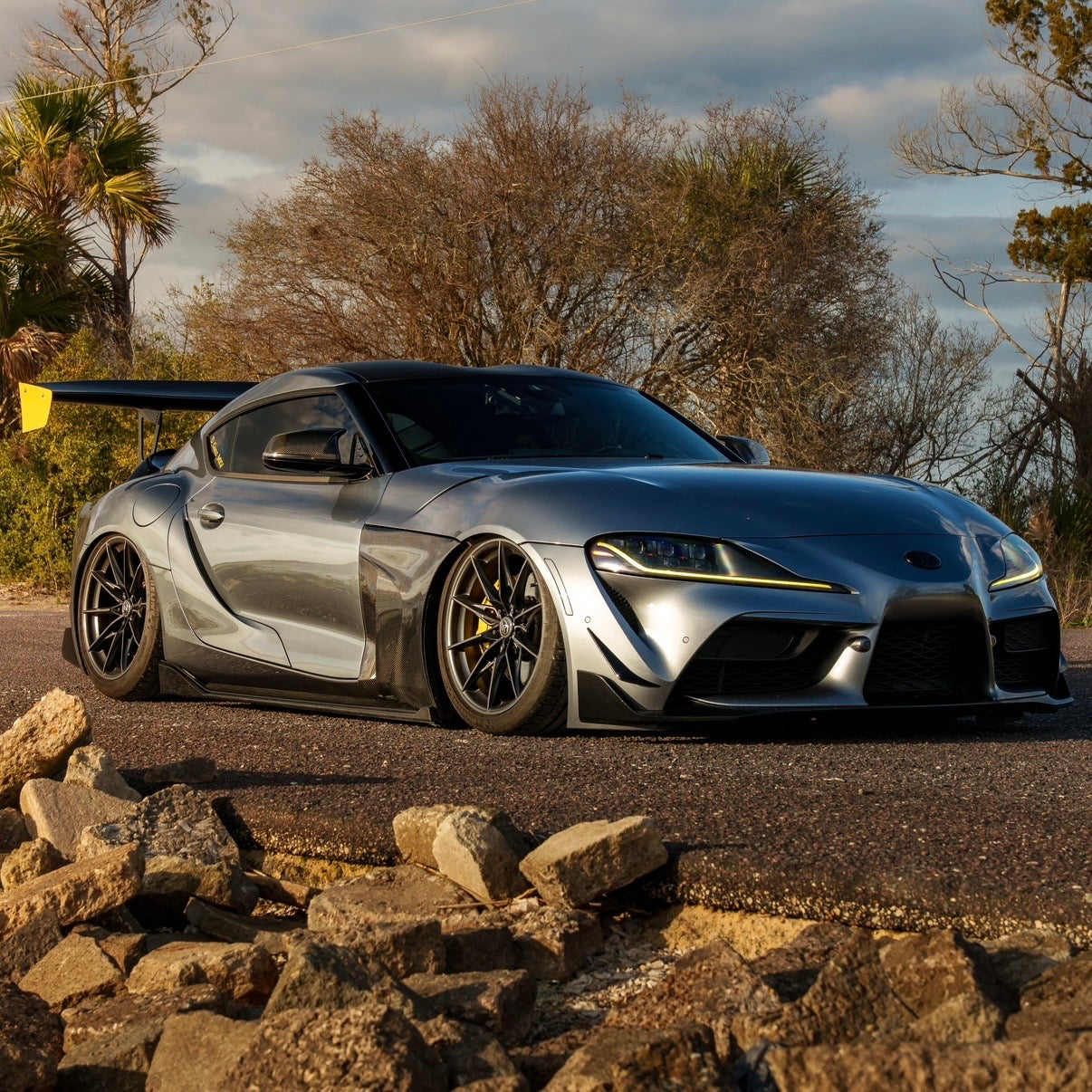 OEM+ Designs Front Bumper Canards for GR Supra (A90/91)