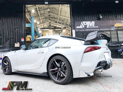 SH Style Carbon Fiber Trunk Spoiler Fits For 2019-2026 Toyota GR Supra A90 A91 Only