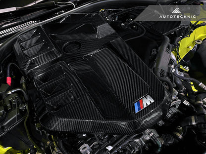 AutoTecknic Dry Carbon Fiber Engine Cover - BMW G87 M2