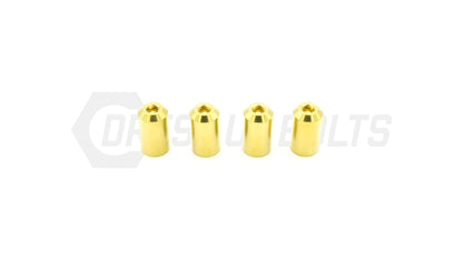 Dress Up Bolts Bullet Titanium Valve Stem Caps - Set of 4