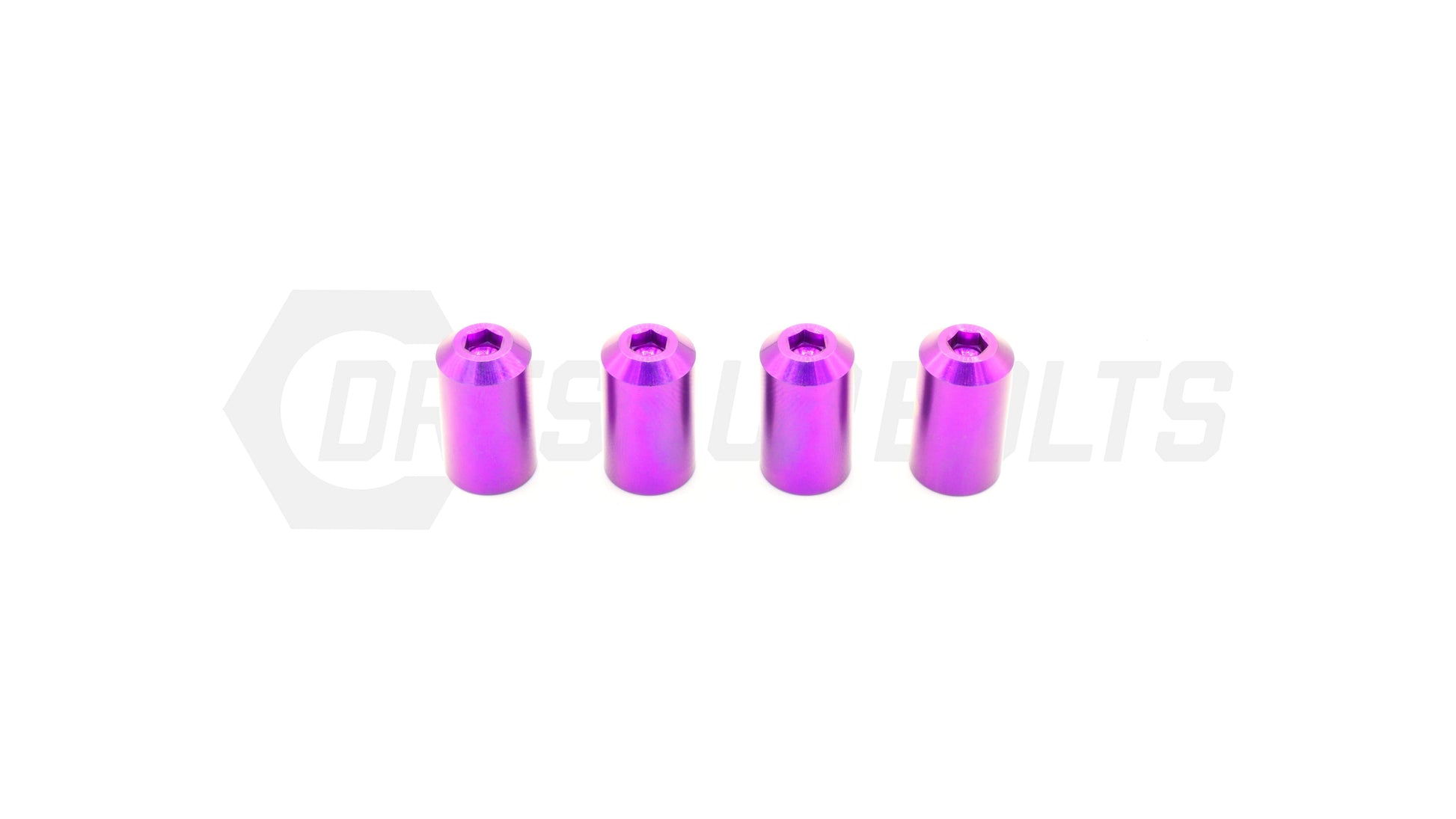 Dress Up Bolts Bullet Titanium Valve Stem Caps - Set of 4