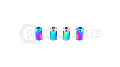 Dress Up Bolts Bullet Titanium Valve Stem Caps - Set of 4