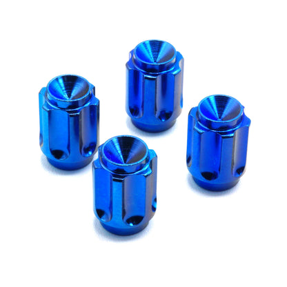 Dress Up Bolts Gear Titanium Valve Stem Caps - Set of 4