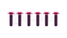 Dress Up Bolts Titanium Hardware Steering Wheel Kit - Button Head Design