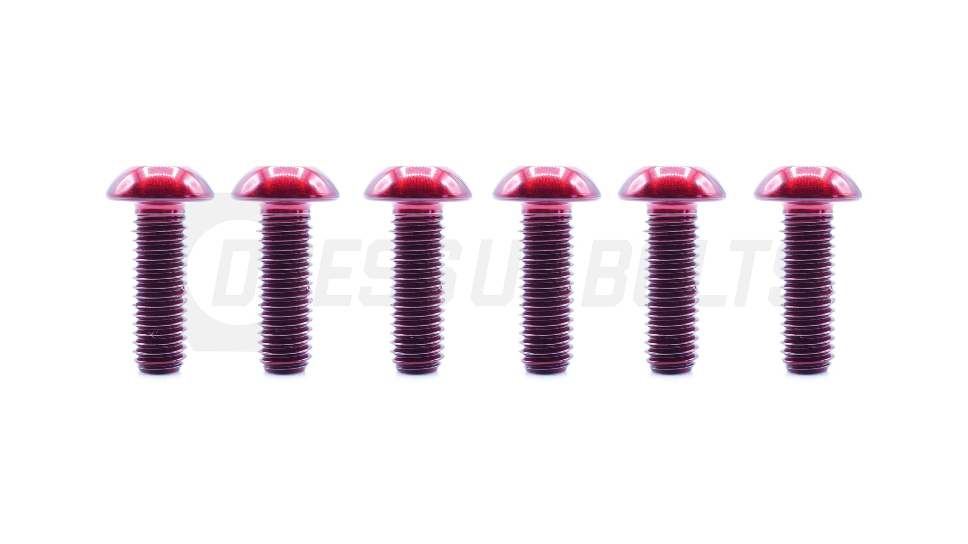 Dress Up Bolts Titanium Hardware Steering Wheel Kit - Button Head Design