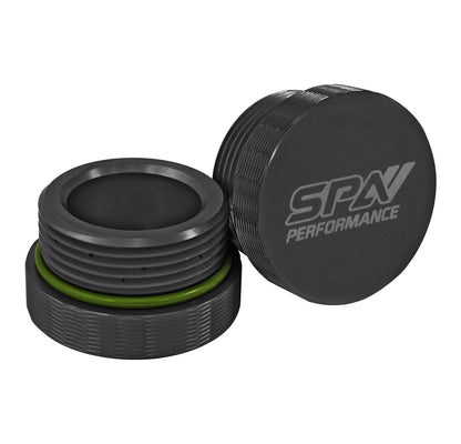 Power Steering Tank Firewall Mount (Right Inlet) - Black Cap