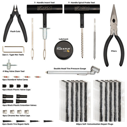 Plug n Play Tire Repair Kit