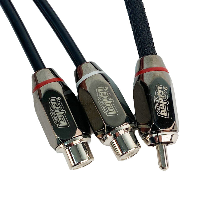 Audio Legion ALY-MFF | 1 ft RCA Adapter Cable - 1 Male to 2 Female