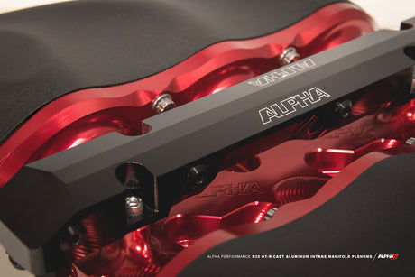 ALPHA Performance R35 GT-R Carbon Intake Manifold Secondary Fuel Rail Kit