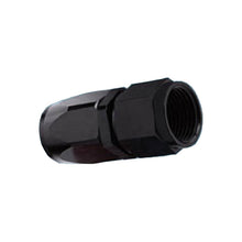 -16AN Female Straight Hose End, Swivel Style, Black Hard Anodized Aluminum