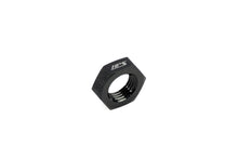 HPS AN Female Bulkhead Fitting Jam Nut, Aluminum, Black