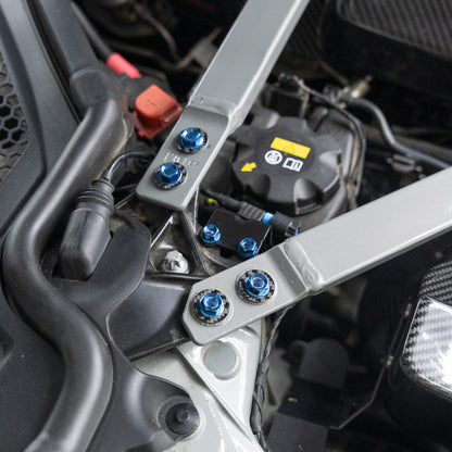 JDC Titanium Engine Bay Dress-Up Hardware Kit (BMW G8X M3/M4)