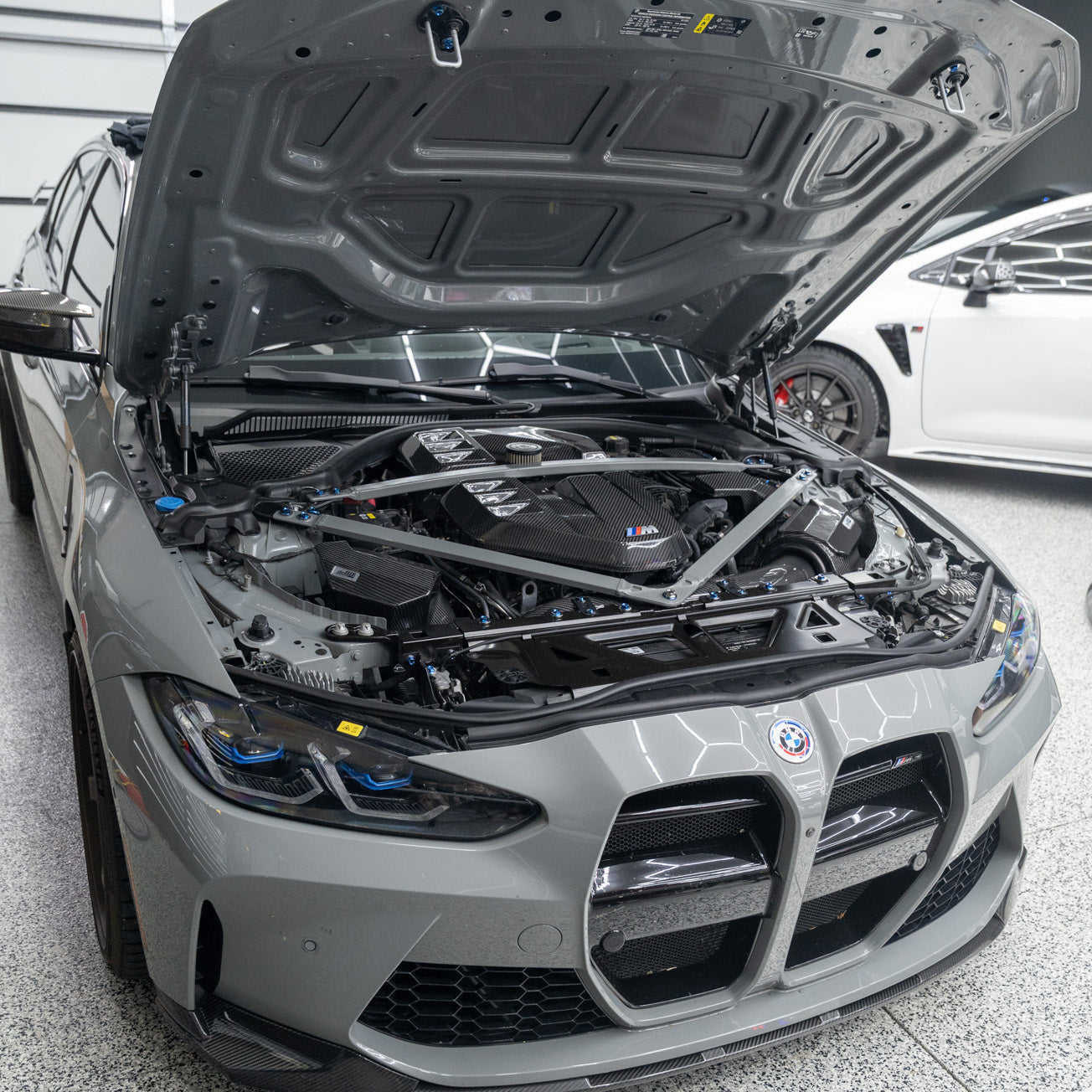 JDC Titanium Engine Bay Dress-Up Hardware Kit (BMW G8X M3/M4)