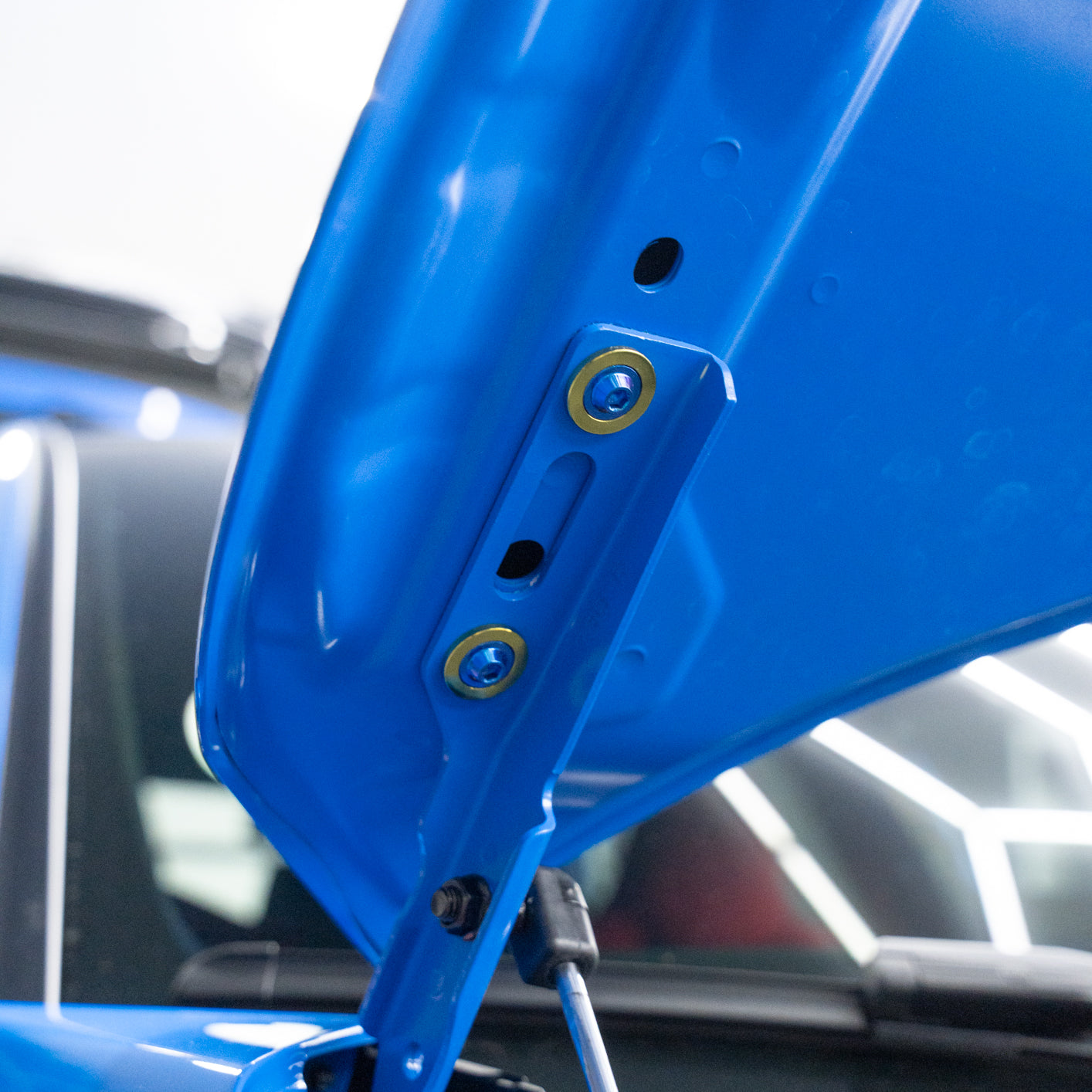 JDC Titanium Hood Hinge Hardware (2023+ FL5 Civic Type R/11th Gen Civic Si)