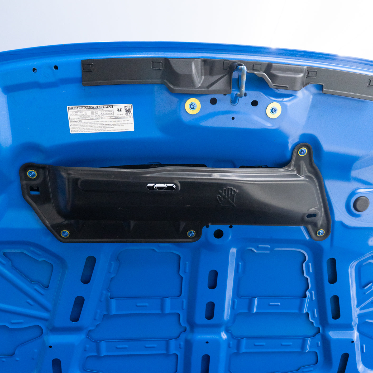 JDC Titanium Hood Vent Heat Shield Hardware (2023+ FL5 Civic Type R)