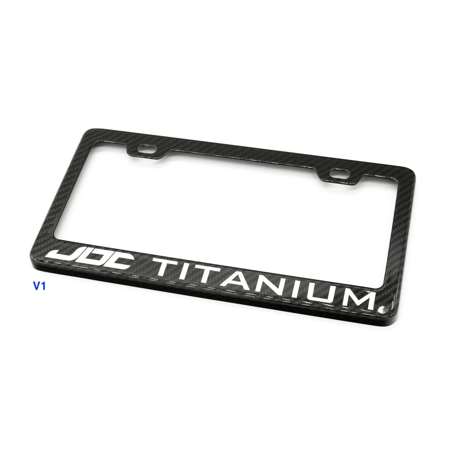 JDC Dry Carbon Fiber License Plate Frames (Gloss, Matte, & Forged)