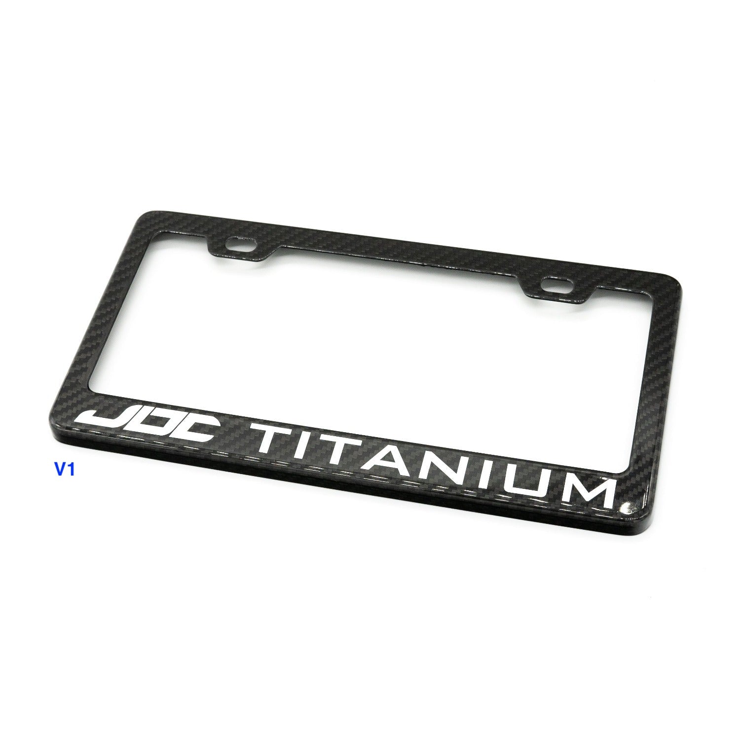 JDC Dry Carbon Fiber License Plate Frames (Gloss, Matte, & Forged)