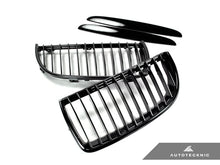 AutoTecknic Gloss Black Front Grille Set - E90 Sedan/ E91 Wagon | 3 Series