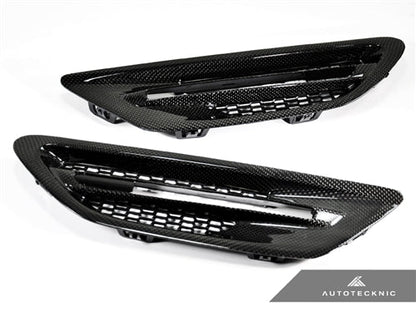 AutoTecknic Replacement Carbon Fiber Fender Vents - F10 Sedan | M5