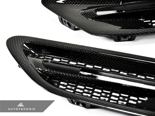 AutoTecknic Replacement Carbon Fiber Fender Vents - F10 Sedan | M5