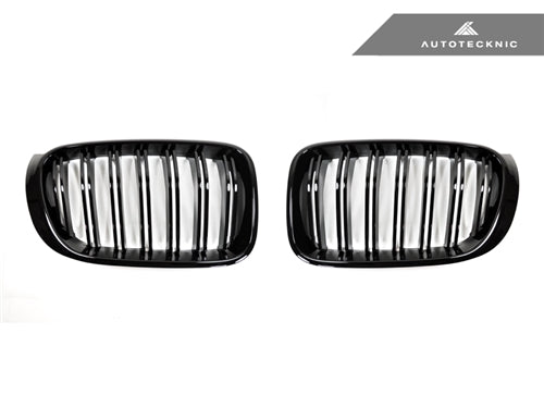AutoTecknic Gloss Black Front Grille Set - F25 X3 LCI | F26 X4