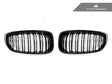 AutoTecknic Dual-Slats Gloss Black Front Grille Set - F34 3-Series Gran Turismo