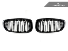 AutoTecknic Dual-Slats Gloss Black Front Grille Set - F34 3-Series Gran Turismo