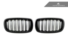 AutoTecknic Dual-Slats Stealth Black Front Grille Set - F15 X5 | F85 X5M & F16 X6 | F86 X6M