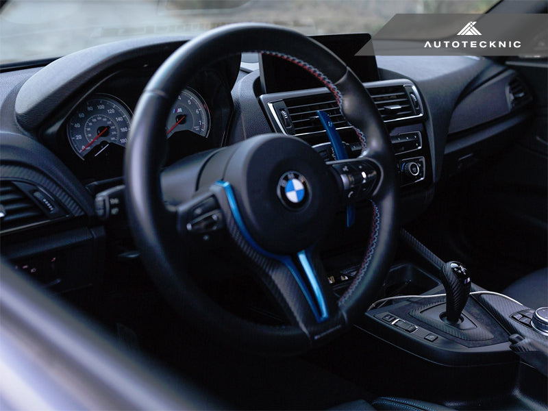 AutoTecknic Painted Steering Wheel Trim - BMW F87 M2 | F80 M3 | F82/ F83 M4 | F10 M5 LCI | F06/ F12/ F13 M6