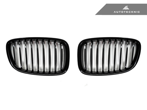 AutoTecknic Gloss Black Front Grille Set - F07 5-Series Gran Turismo