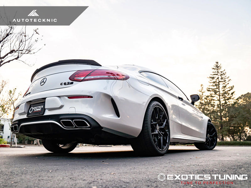AutoTecknic Competition Carbon Trunk Lip Spoiler - Mercedes-Benz C205 C-Class Coupe