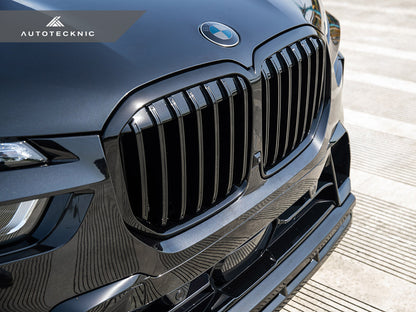 AutoTecknic Painted Glazing Black Front Grille - G07 X7 LCI