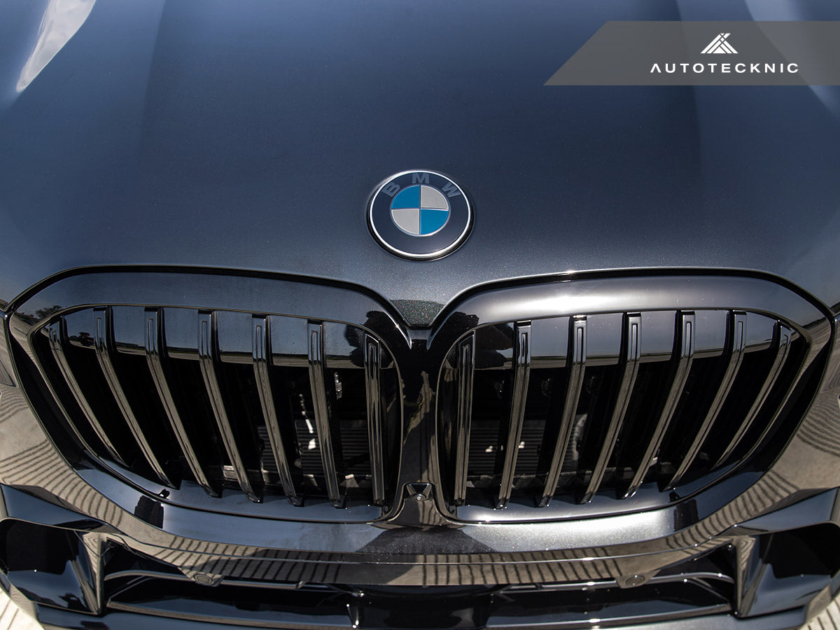 AutoTecknic Painted Glazing Black Front Grille - G07 X7 LCI