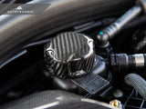 AutoTecknic Dry Carbon Charge Cooler Tank Cap Cover - F06/ F12/ F13 M6