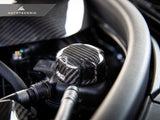 AutoTecknic Dry Carbon Charge Cooler Tank Cap Cover - F06/ F12/ F13 M6