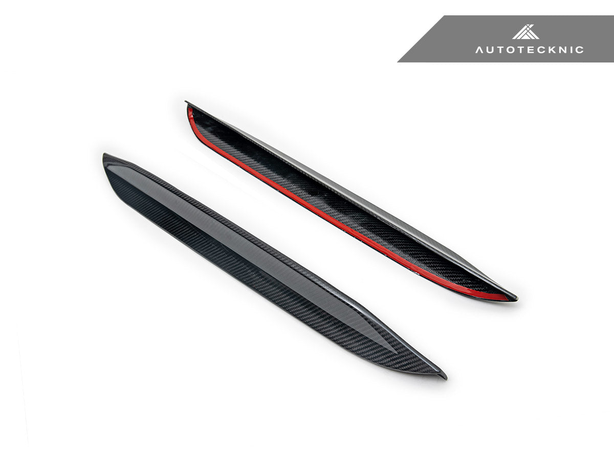 AutoTecknic Dry Carbon Rear Fin Set - F96 X6M | G06 X6