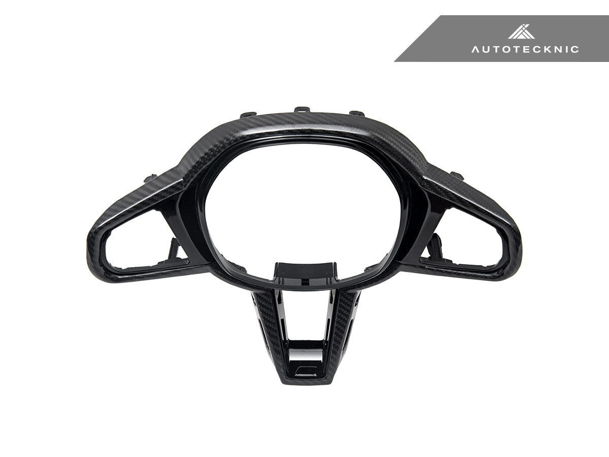 AutoTecknic LCI Carbon Steering Wheel Trim - G20/ G21 3-Series 2025-Up