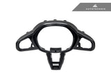 AutoTecknic LCI Carbon Steering Wheel Trim - G22/ G26 4-Series 2025-Up